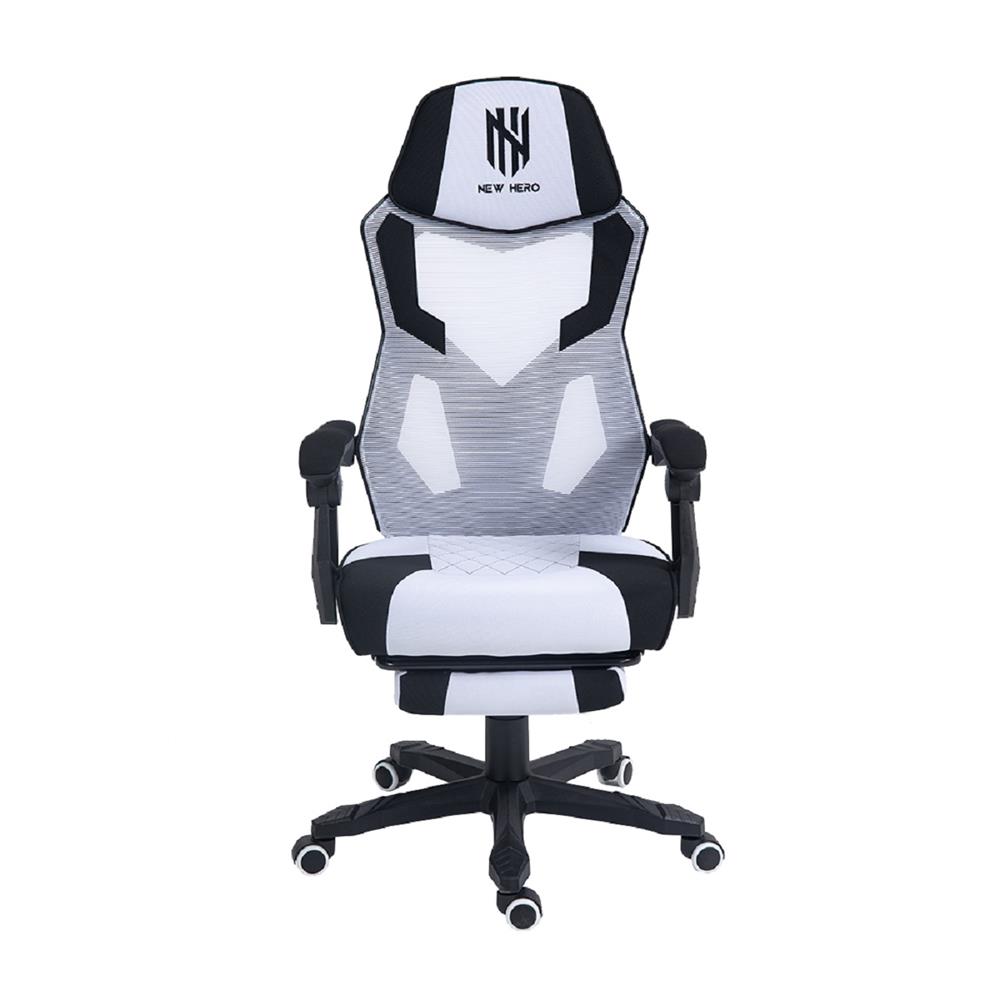 Cadeira Gamer New Hero Kinto, Reclinável, Preto e Branco