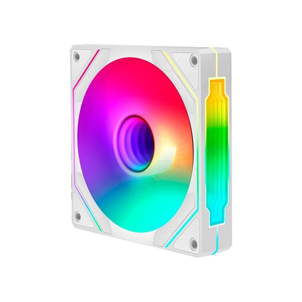 Cooler Fan Liketec Enigma, ARGB, 120mm, Branco - LF-UNARGB-ENIGMA-2082