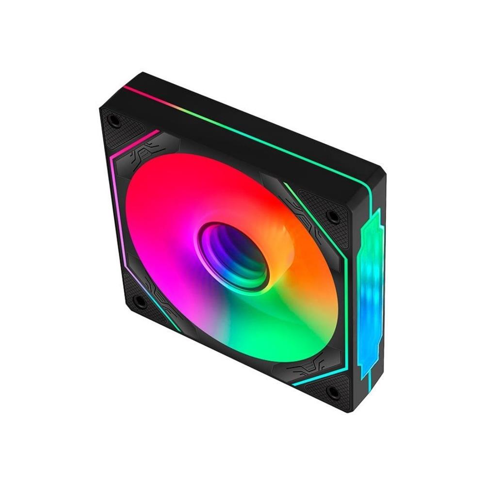 Cooler Fan Liketec Enigma, ARGB, 120mm, Preto - LF-UNARGB-ENIGMA-2081
