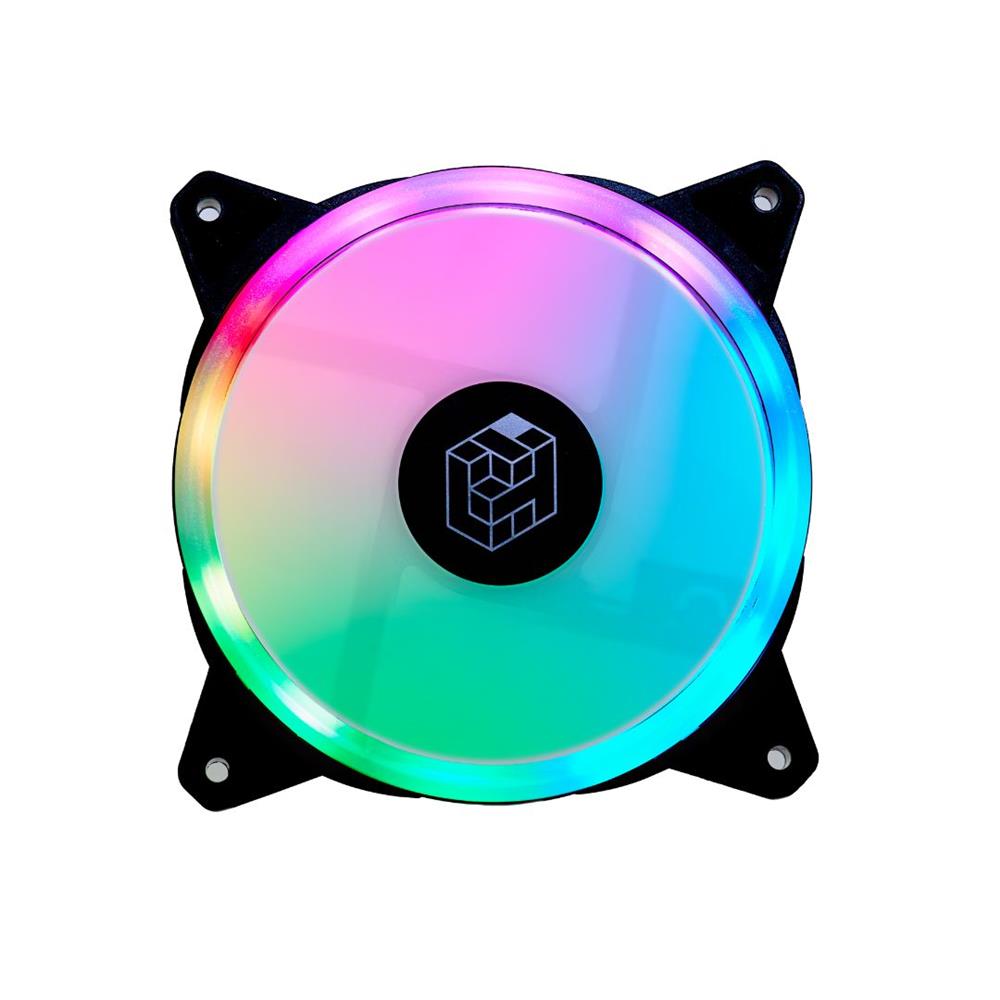 Cooler Fan Liketec Lighter 120 mm, Ventoinha ARGB, Preto