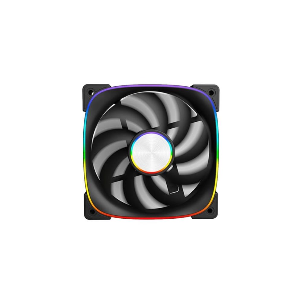 Fan Cooler Liketec Riddle 120 mm, Ventoinha para Gabinete, Preto