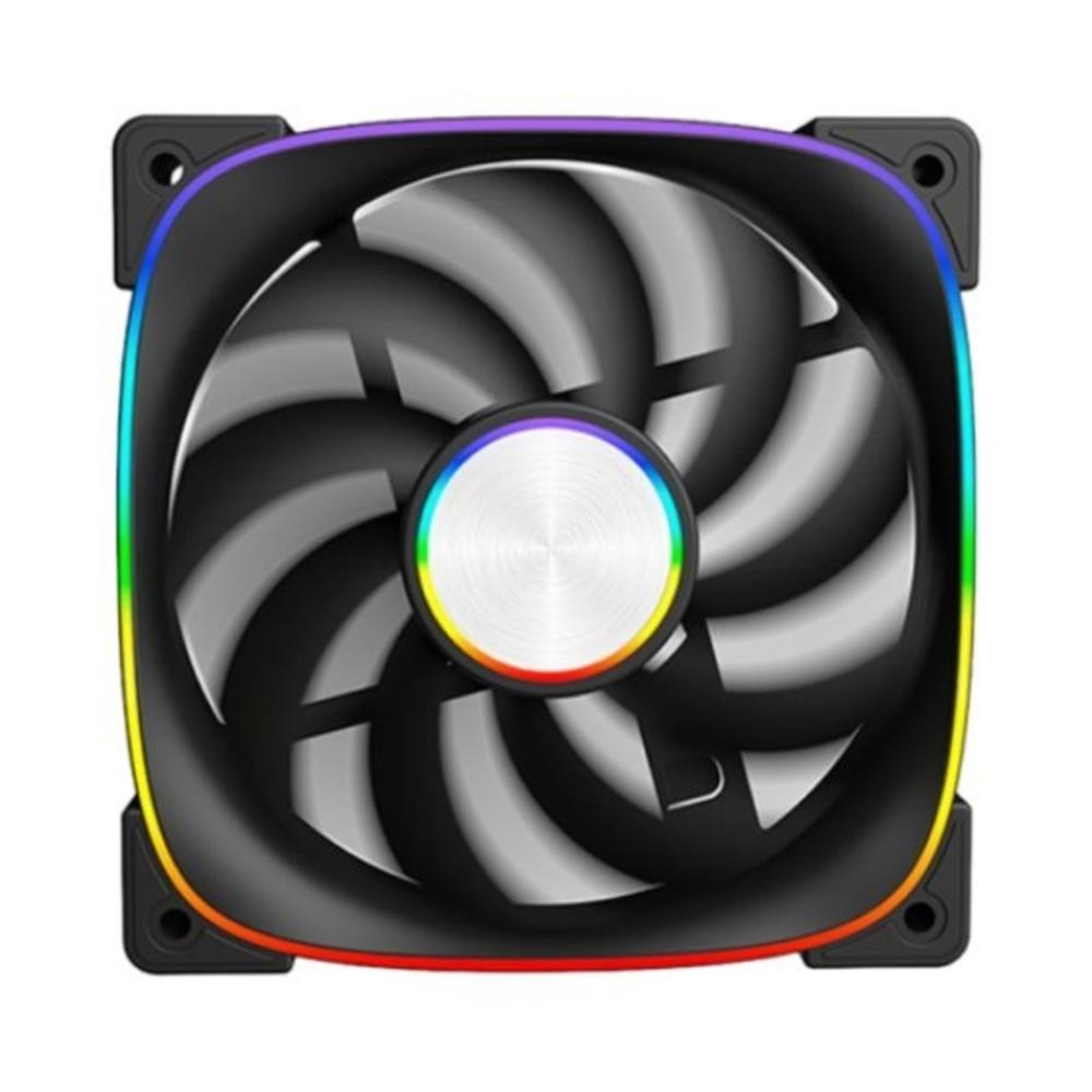Fan Cooler Liketec Riddle 120 mm, Ventoinha para Gabinete, Preto