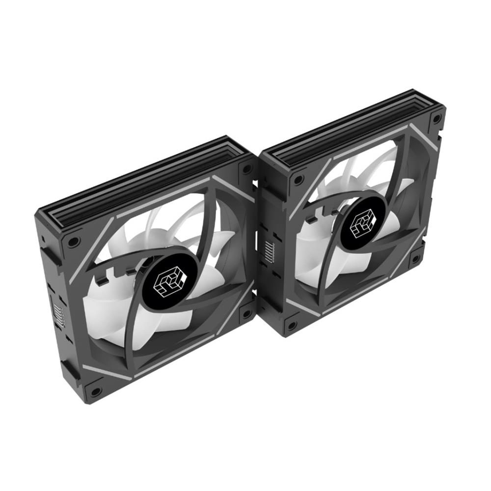 Fan Gamer Liketec Puzzle, 120 mm, ARGB, Preto
