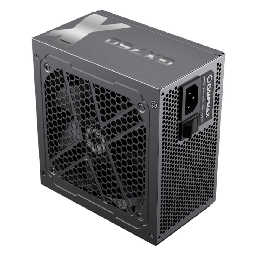 Fonte Gamemax GX750, 750W, 80 Plus Gold, Full Modular, PFC Ativo, Preto