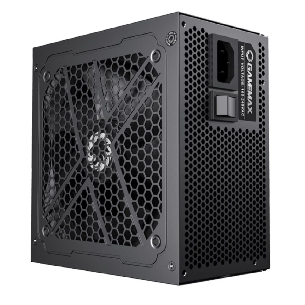 Fonte Gamemax GX750, 750W, 80 Plus Gold, Full Modular, PFC Ativo, Preto