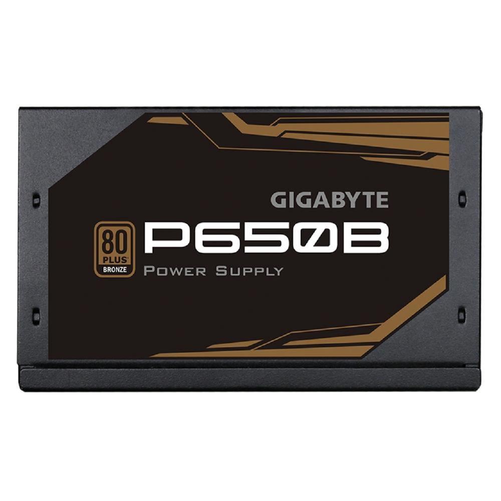 Fonte Gigabyte P650B, 650W, 80 Plus Bronze, PFC Ativo, Preto