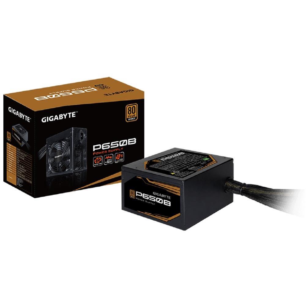 Fonte Gigabyte P650B, 650W, 80 Plus Bronze, PFC Ativo, Preto