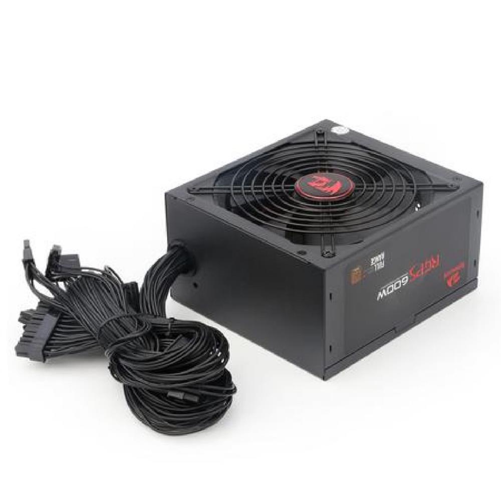 Fonte Redragon RGPS, 600W, 80 Plus Bronze, PFC Ativo, Preto