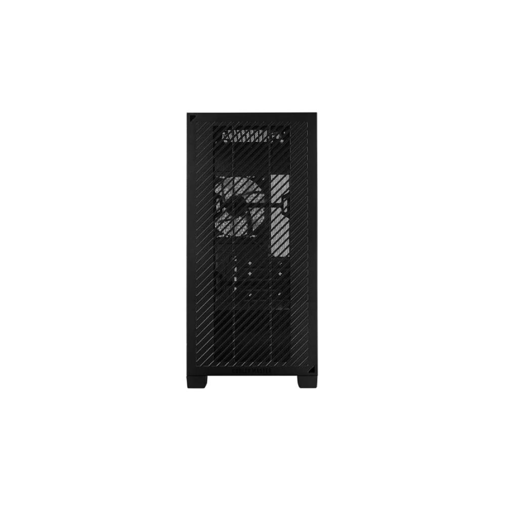 Gabinete Cooler Master Elite 301 Lite, Micro-ATX, vidro temperado, cobertura PSU, Preto