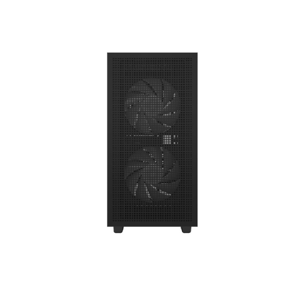 Gabinete Gamer DeepCool CH360, ARGB, Mini Tower, Vidro Temperado, Sem Fonte, Com 3 Fans, Preto