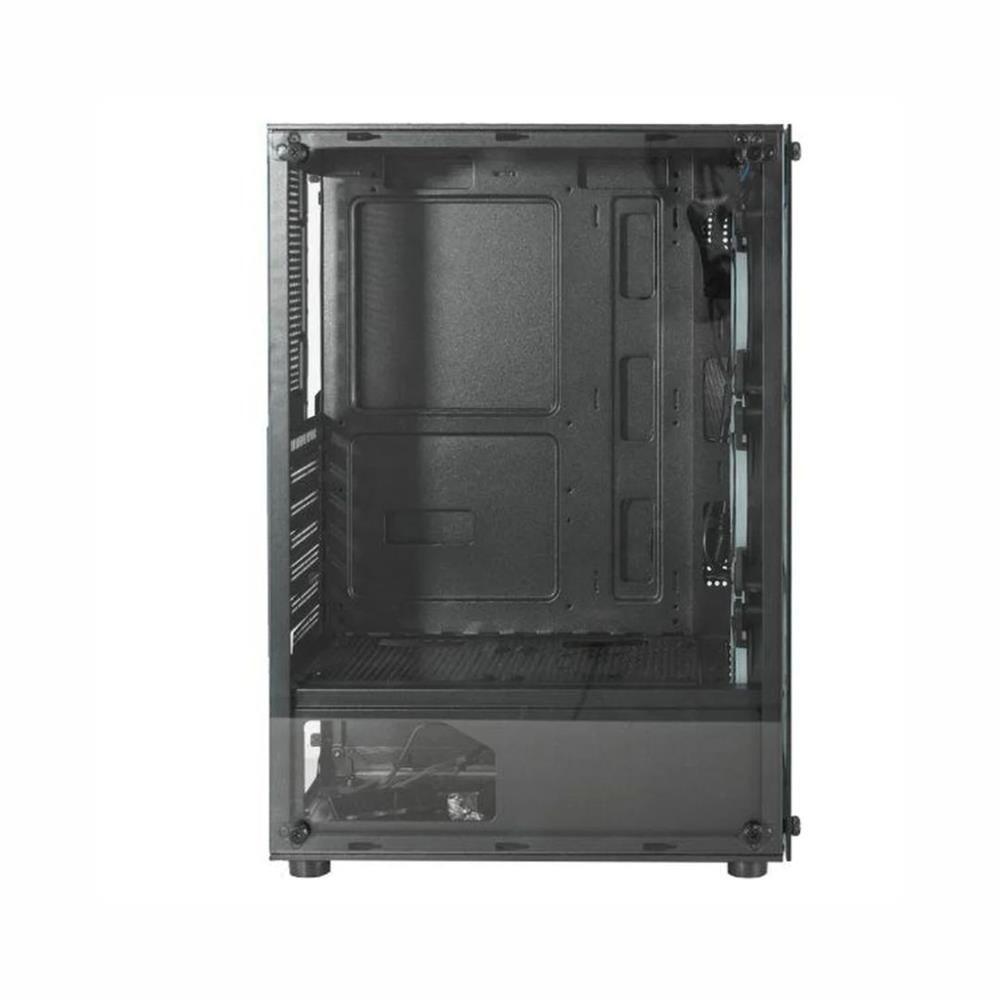 Gabinete Gamer K-mex CG-30C5, Mid Tower, Painel Lateral Vidro Temperado, USB 2.0, ATX/mATX/ITX, Preto