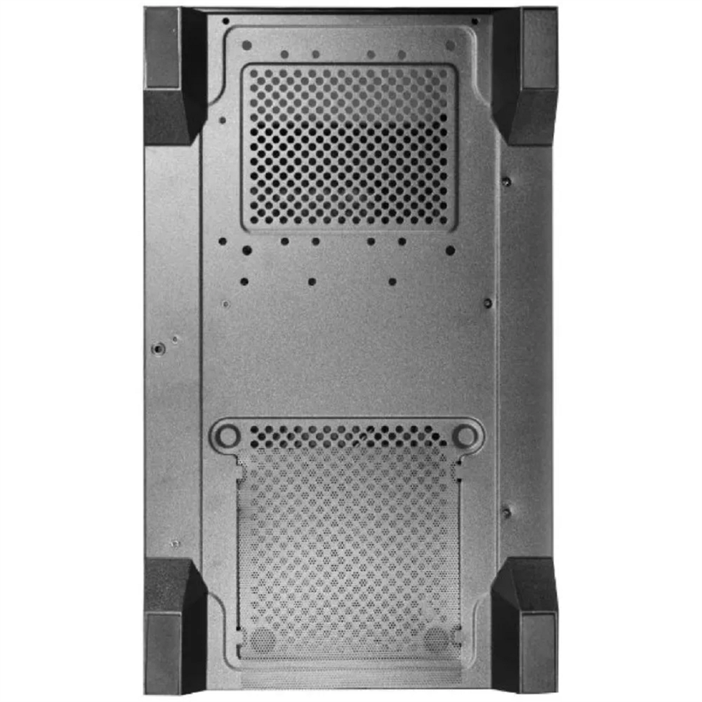 Gabinete Gamer K-Mex Poseidon II, Aquário, CG-01F9, mATX, ITX, Vidro temperado, Sem Fan, Sem Fonte, Preto 