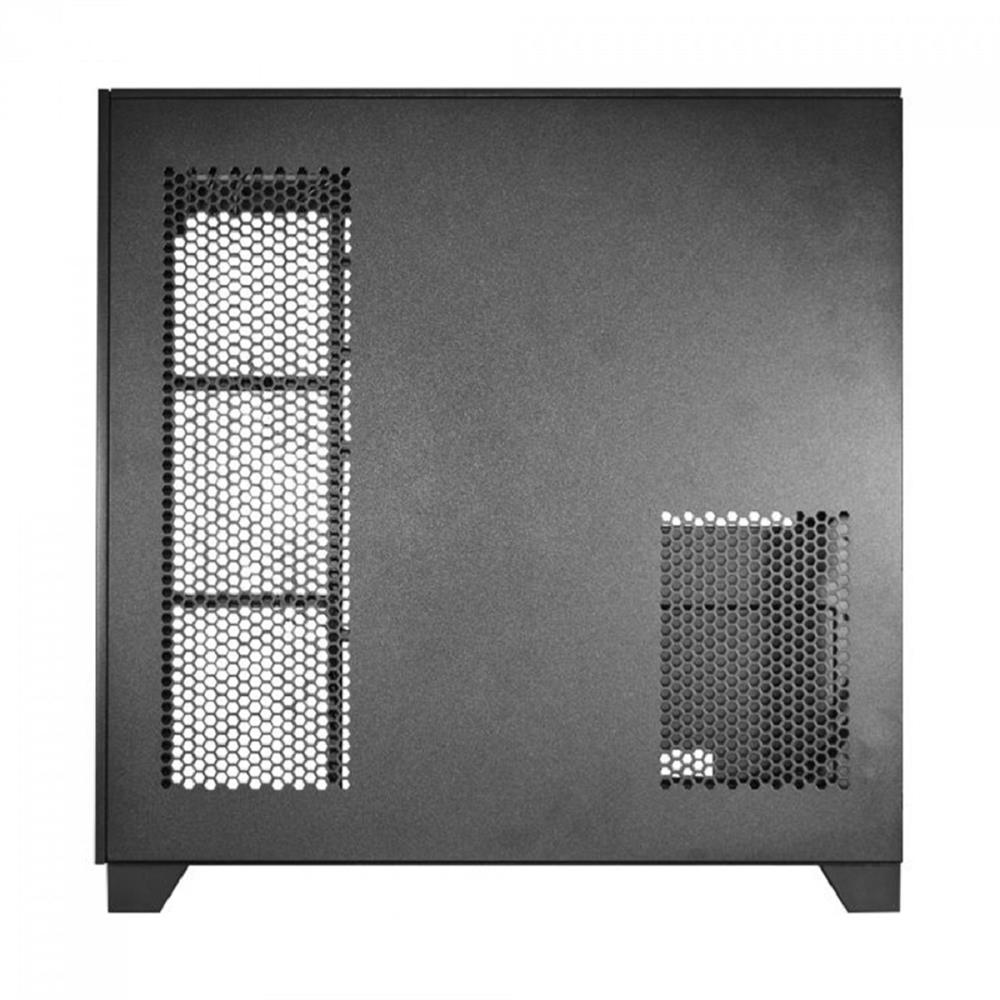 Gabinete Gamer K-MEX Tiger Shark, Aquario, Mid Tower, Vidro Temperado, ATX, Fan 120mm, Sem Fonte, Sem Fan, Preto