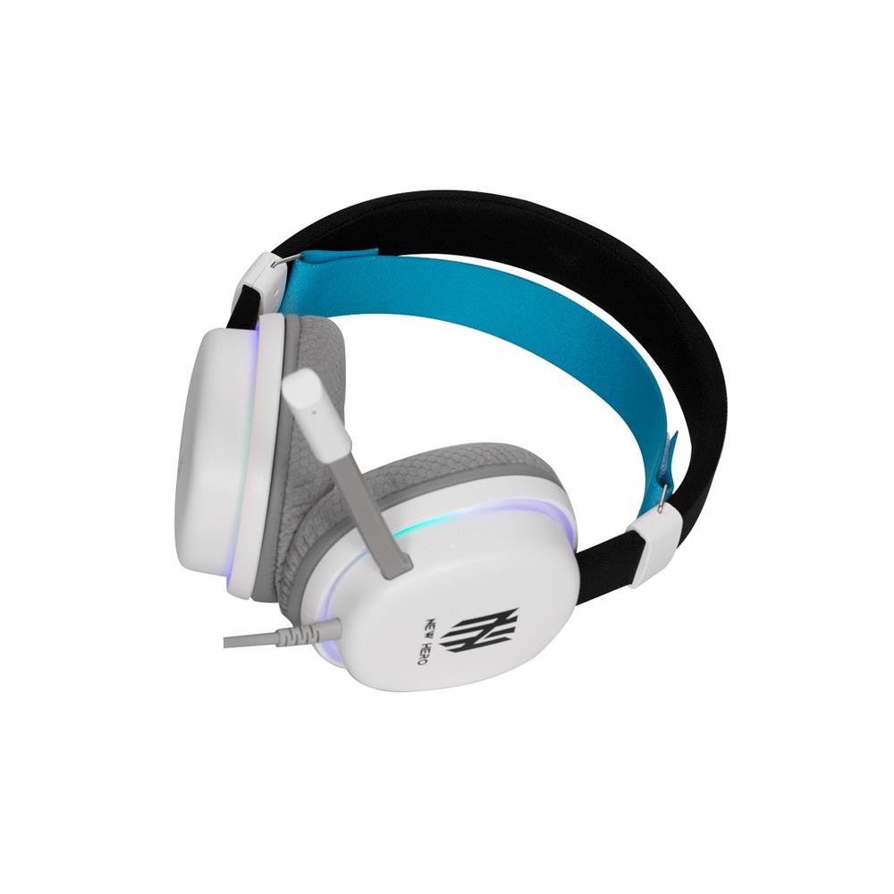 Headset Gamer New Hero Mage, RGB, 3.5mm, Drivers de 40mm, Múltiplas Plataformas, Branco