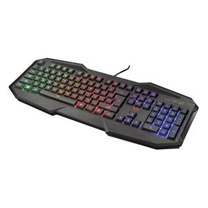 Teclado Gamer Trust GXT 830-RW Avonn , LED Rainbow , USB , Preto