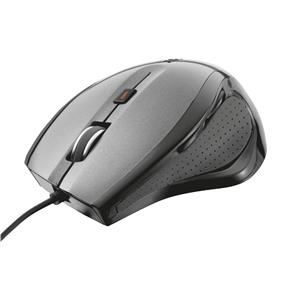 Mouse Trust Max Track , 1600 DPI , 6 Botões , USB , Preto