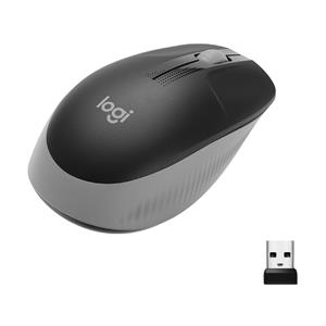 Mouse Sem Fio Logitech M190 , 1000 DPI , 3 Botões , Cinza e Preto