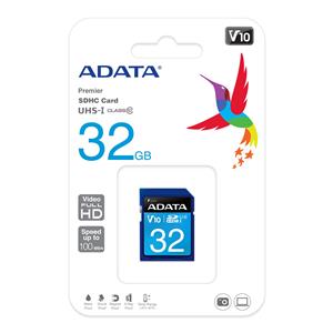 Cartão de Memória Adata Premier SDHC , 32GB , Classe 10