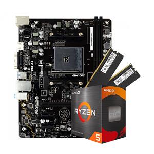 Kit Upgrade , AMD Ryzen 5 4500 , Biostar B450MHP , Memória 16GB (2x8GB) DDR4