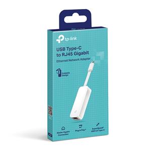 Adaptador de Rede TP-Link UE300C , USB Tipo C , RJ45 Ethernet , Gigabit , Portátil
