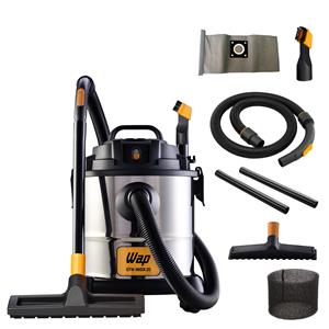 Aspirador de Pó e Água WAP GTW Inox 20 , Capacidade 20L , Potência 1600W , 220V , Preto