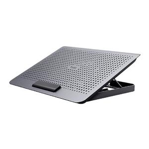 Base Para Notebook Trust Exto T24613 , ABS , USB-A , Ergonômico , Laptop até 16" , 8 Alturas , 1 Ventoinha de 180mm , Cinza