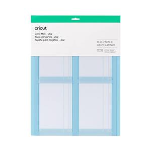 Base para Cartões Cricut Card Mat 2x2 , Reutilizável , Antiderrapante , Azul

