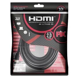 Cabo Pix HDMI 10 Metros 2.0 19 Pinos 4k 018-2230
