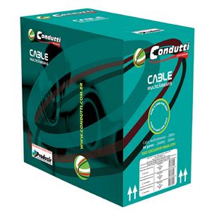 Cabo Multi-câmeras 4p Cftv Preto Caixa 300 m Condutti