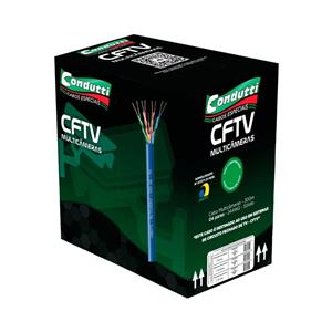 Cabo Multicâmeras 4 Pares Condutti , 300 m , Azul