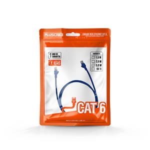 Cabo de Rede PlusCable , Cat.6 , 1.5M , PC-ETH6U15BL , Patch Cord , Azul
