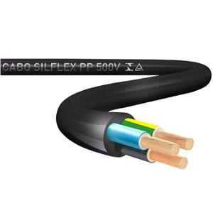 Cabo Silflex Pp 500v 3x2,50 Preto Lc1000