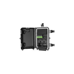 Caixa CTO Óptica Montada Fibracem , 1x8 Sc/Apc Nap Pop 16 (6.5 A 10) , Com 9 Adaptadores Duplex 
