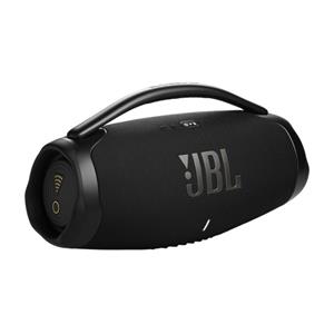 Caixa de Som JBL Boombox 3, Wi-Fi, Bluetooth 5.3, à Prova D'Água IP67, 200W RMS, Preto