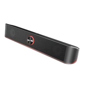 Soundbar Gamer Trust GXT 619 Thorne , RGB , 6W RMS , 3.5mm , USB , Controle de Volume , Preto