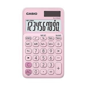 Calculadora Casio de Bolso Casio SL-310UC-PK Rosa