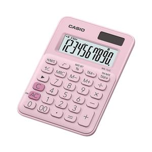 Calculadora Casio de Mesa MS-7UC-PK Rosa