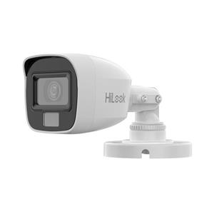 Câmera Mini Bullet Hilook THC-B127-LPC , 2MP , Dual Light , Fixed , Mini , 1920x1080 , IP66 , Branco
