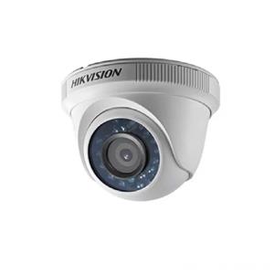 Câmera De Vigilância Hikvision Dome DS-2CE56C0T-VFIR3F , 1MP , 2.8MM , IP66 , HD , Branca 
