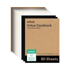 CARDSTOCK CRICUT NEUTROS PCT C/ 80UN
