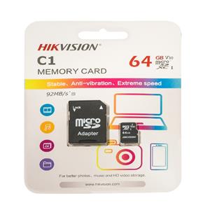Cartão de Memória Hiksemi , 64GB , MicroSD , com Adaptador

