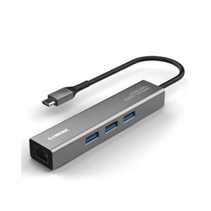 Combo USB-C com 3 Portas USB 3.2 Gen1 + LAN GIGAbit Comtac Linha Aluminium - 20139454