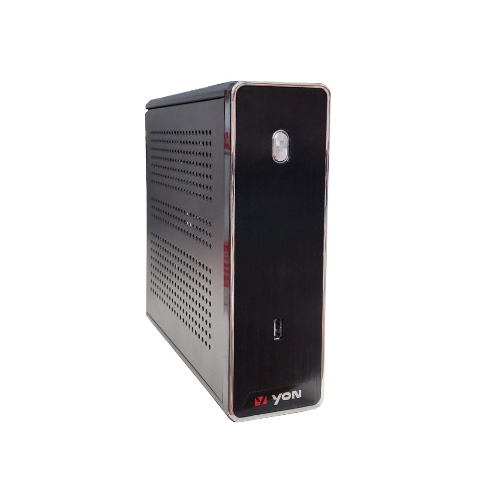 Computador Mini PC YON Intel Core i3-12100 8GB DDR4 SSD NVMe 256GB Mini ITX , Preto
