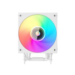 Air Cooler Aerion Titan , 120mm , LED RGB , Display Digital , 4 Heatpipes 6mm , Branco