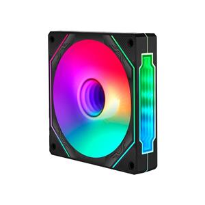 Cooler Fan Gamer Liketec Enigma , ARGB , 120mm , Reverse , Preto - LF-UNARGB-ENIGMA-2104