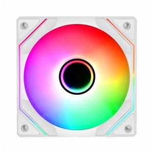 Cooler Fan Gamer Liketec Enigma , ARGB , 120mm , Reverse , Branco - LF-UNARGB-ENIGMA-2103