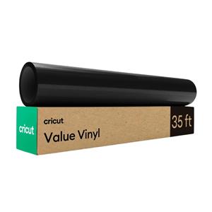 Cricut Value Vinil Permanente , Preto (30,5 cm x 10,6 m)