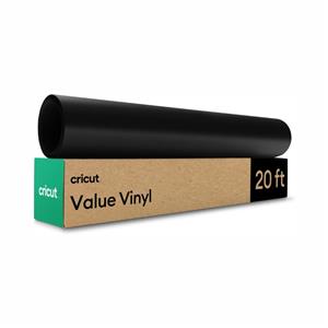 Cricut Value Vinil Permanente , Preto Fosco (30,5 cm x 6,1 m)
