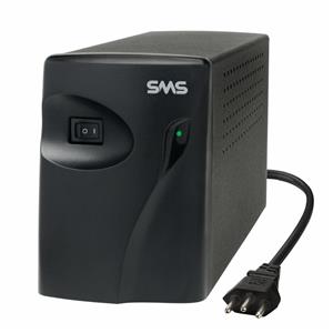 Estabilizador SMS 1000VA Progressive Laser , Entrada Bivolt , Saída 115 , 5 Tomadas , Preto