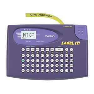 Etiquetadora Casio KL-60 LCD 4 dígitos x 1 linha